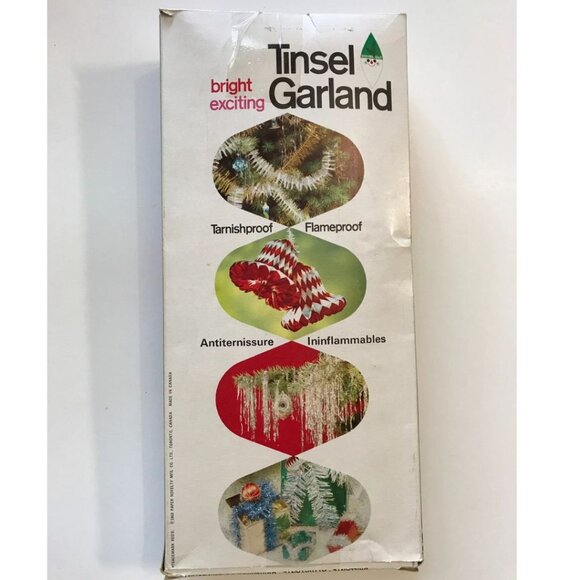 Vintage Christmas Foil Garland Decoration - Picture 3 of 4